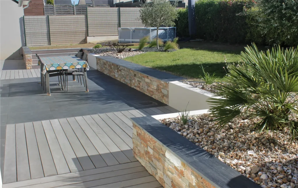 Réalisation de création de jardin par AB Création, entreprise de création de jardin à Bressuire